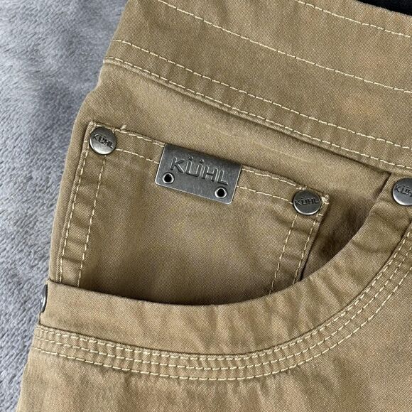 Kuhl Pants Mens 32x32 Khaki Hiking Work Stretch Vented Outdoor Style 5098 - Picture 4 of 15